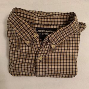 Abercrombie & Finch Mens Long Sleeve Button Down